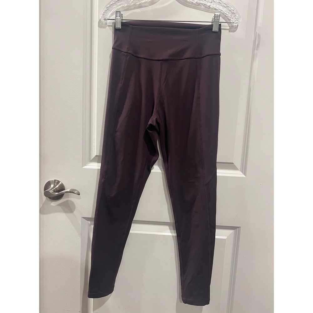 PEScience Womens Leggings High Waisted Athletic Purple Size Small